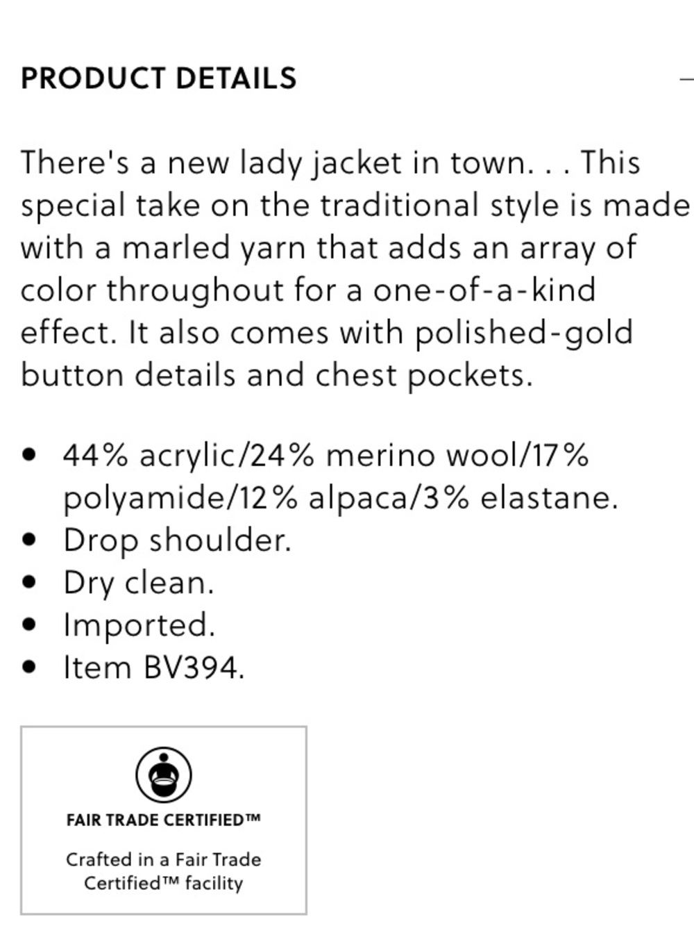 J. Crew Cropped Lady Jacket in Navy Marled Yarn Size S - Picture 7 of 16